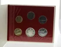 Estado Vaticano Mint set of 6 coins John Paul II 1979 Roma