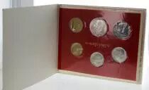 Estado Vaticano Mint set of 6 coins John Paul II 1981 Roma