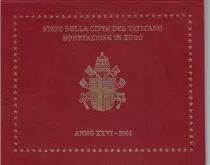 Estado Vaticano Proof set of 2004 - Pope John Paul II - 8 coins in Euros