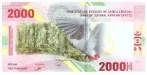 Estados de &Aacute;frica Central 2000 Francs - Building - Parrot - 2020 (2022) - Letter A
