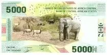 Estados de &Aacute;frica Central 5000 Francs - Central Bank of Youand&eacute; - 2020 (2022) - Letter A0