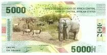 Estados de &Aacute;frica Central 5000 Francs - Central Bank of Youand&eacute; - 2020 (2022) - Letter C8