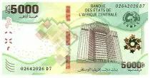 Estados de �frica Central 5000 Francs - Central Bank of Youand� - 2020 (2022) - Letter D7