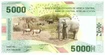 Estados de &Aacute;frica Central 5000 Francs - Central Bank of Youand&eacute; - 2020 (2022) - Letter D7