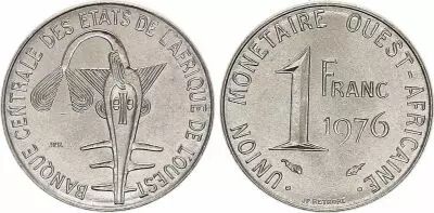 Estados de �frica del oeste 10 Francs Taku - People getting water - 1981 - Essai