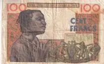 Estados de &Aacute;frica del oeste 100 Francs - Mask - 02-03-1965 - Serial F.232 - Letter K (Senegal) - P.701Ke
