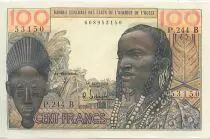 Estados de �frica del oeste 100 Francs Mask