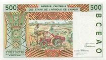 Estados de &Aacute;frica del oeste 500 Francs - Senegal - ND (1993) - P.710Kc