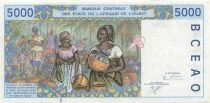 Estados de &Aacute;frica del oeste 5000 Francs - B&eacute;nin - 2001 - P.213B