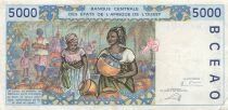 Estados de &Aacute;frica del oeste 5000 Francs - Ivory Coast - 2002 - P.113A