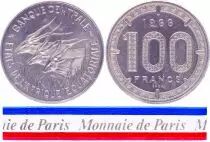 Estados de &Aacute;frica ecuatorial 100 Francs - 1966 - Test strike
