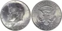 Estados Unidos 1/2 Dollar J.F. Kennedy - 1964 D Denver - Silver