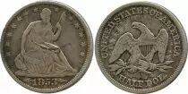 Estados Unidos 1/2 Dollar Liberty seated - Eagle - 1853