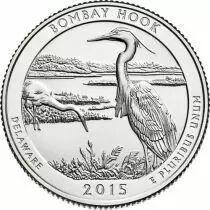 Estados Unidos 1/4 Dollar Bombay Hook - 2015 P Philadelphia