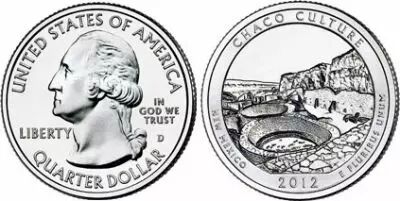 Estados Unidos 1/4 Dollar Chaco Culture