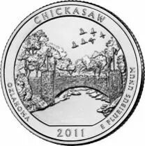 Estados Unidos 1/4 Dollar Chikasaw