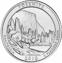 Estados Unidos 1/4 Dollar Yosemite