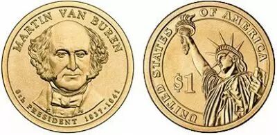 Estados Unidos 1 Dollar Martin Van Buren - 2008