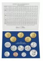 Estados Unidos FDC.2015 28 Pi&egrave;ces, Uncirculated Set 2015 - 28 coins P Philadelphia and D Denver FDC.2015 28 Pi&egrave;ces, 14 coins - D