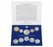Estados Unidos Uncirculated Coin Set BU Denvier (D) + Philadelphia (P) 2018 - 20 coins