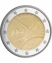 Estland  The Swallow -  2 Euros Comm&eacute;mo. BU Coincard 2023 Estonia