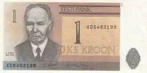 Estland 1 Kroon - K.Raud - Toampea\'s Castle - 1992 - Serial AD