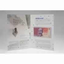 Estland 10 Krooni - Estonian National Museum & Jacob Hurt - Folder