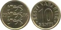 Estland 10 Senti Lions