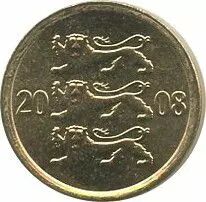 Estland 10 Senti Lions