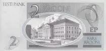Estland 2 Krooni - K.E. Von Baer - University of Tartu - 1992 - UNC - P.70a