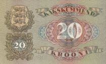 Estland 20 Krooni - Shepherd - Arms - 1932