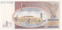 Estonia 1 Kroon - K.Raud - Toampea\'s Castle - 1992 - UNC - P.69a