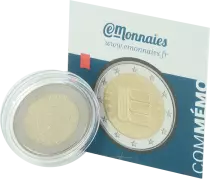 Estonia 2 Euros Commémo. 2025 - 500 Years of Estonian Literature - In Capsule