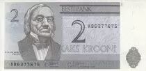 Estonia 2 Krooni - K.E. Von Baer - Universidad de Tartu - 1992
