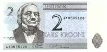 Estonia 2 Krooni - K.E. Von Baer - University of Tartu - 1992 - UNC - P.70a