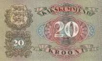 Estonia 20 Krooni - Shepherd - Arms - 1932 - P.64