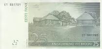 Estonia 25 Krooni - A. Hansen-Tammsaare - Village - 2007