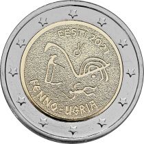 Estonie 2 Euros Commémo. BU Coincard Estonie 2021 - Peuples Finno-ougriens