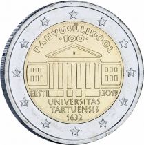 Estonie 2 Euros Commémo. Estonie 2019 - 100 ans de l\'Université de Tartu