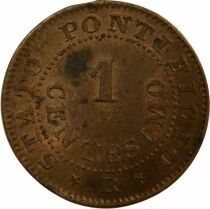 Etat Pontifical Pie IX - Centesimo - 1866 R Rome An XXI