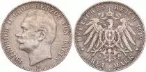 Etats-Allemands (Bade) 3 Mark Frédéric II - 1912 G
