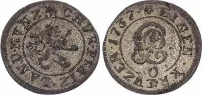 Etats Allemands (Emissions Sp�cialis�es) 1 Kreuzer 1640,  Eberhard III - 1633-1674.