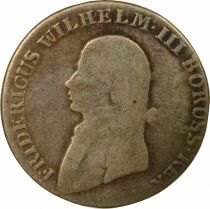 Etats Allemands (Prusse) Fr&eacute;d&eacute;ric Guillaume III - 4 Groschen Argent - 1807 A Berlin
