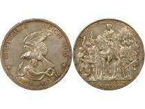 Etats Allemands (Prusse) Guillaume II - 3 Mark Argent, D&eacute;claration de Guerre - 1913 A Berlin