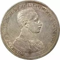Etats Allemands (Prusse) Guillaume II - 5 Mark Argent - 1913 A Berlin