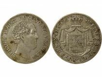 Etats Allemands (Saxe) Fr&eacute;d&eacute;ric-Auguste II - 1/3 Thaler Argent - 1852 F Dresde