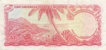 Etats Cara&iuml;bes orientales 1 dollar - Elizabeth II - ND (1965) - P.13d