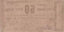 Etats Conf&eacute;d&eacute;r&eacute;s d\'Am&eacute;rique 50 Cents - The Treasure of Parish Saint Mary - Louisiane - Franklin - 25-09-1862