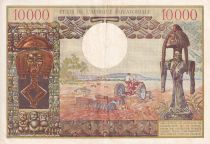 Etats de l\'Afrique Equatoriale 10000 Francs - Bokassa - ND (1968) - Série A.1 - P.7a