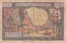 Etats de l\'Afrique Equatoriale 500 Francs - Rép. Centrafricaine (Lettre B) - Série D.11